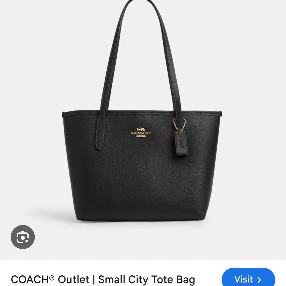 Coach Small city tote bag